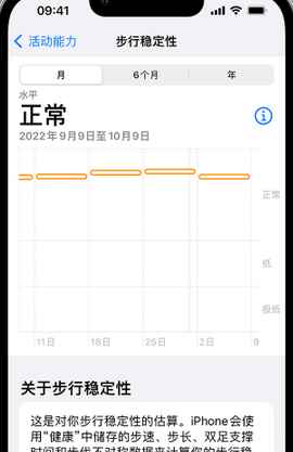 红原iPhone手机维修如何在iPhone开启'步行稳定性通知'