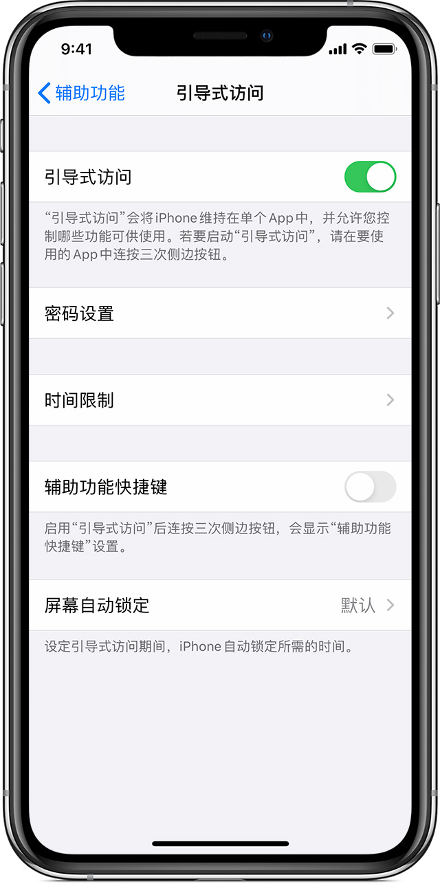 红原苹果手机维修分享如何在 iPhone 上退出引导式访问 